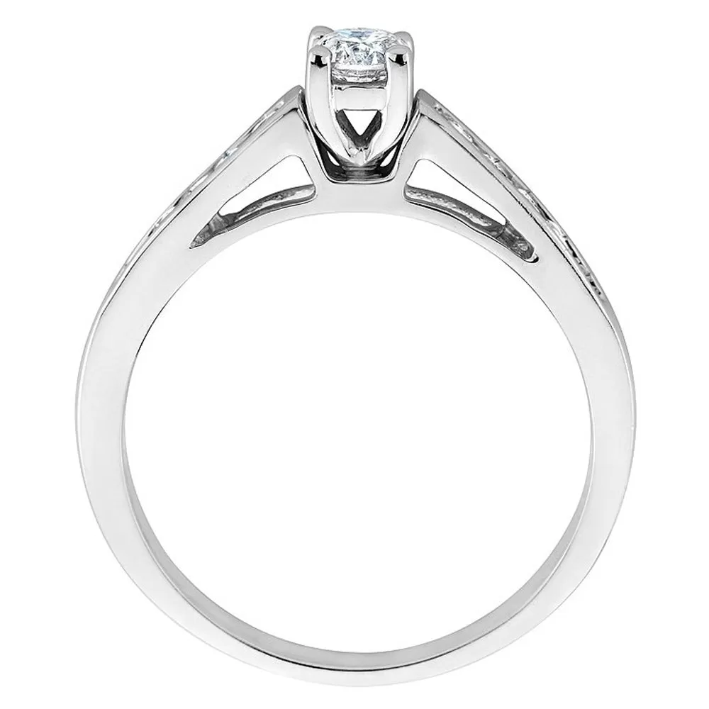 1 1/10ct Diamond Cushion Halo Diamond Engagement Wedding Ring Set 10k White Gold