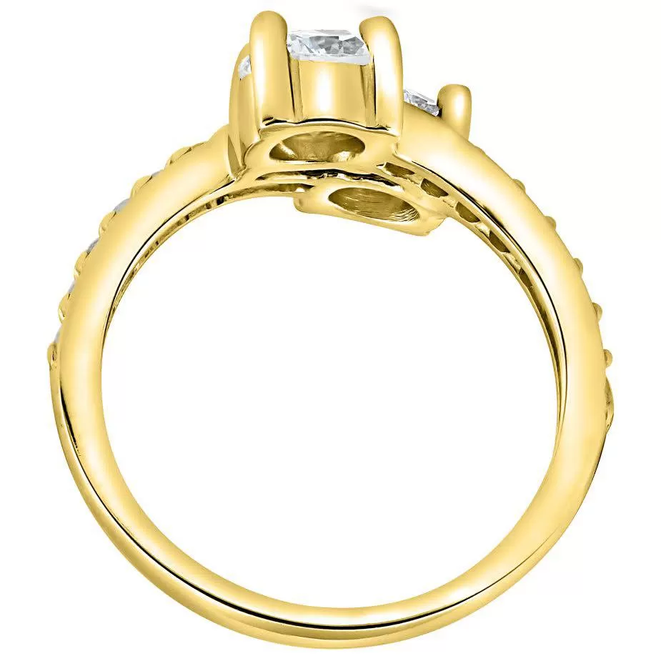 1 1/2 cttw Forever Us 2-Stone Diamond Engagement Forever Us Ring 14k Yellow Gold