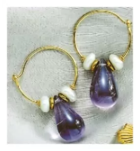 14k True Romance Amethyst Earrings