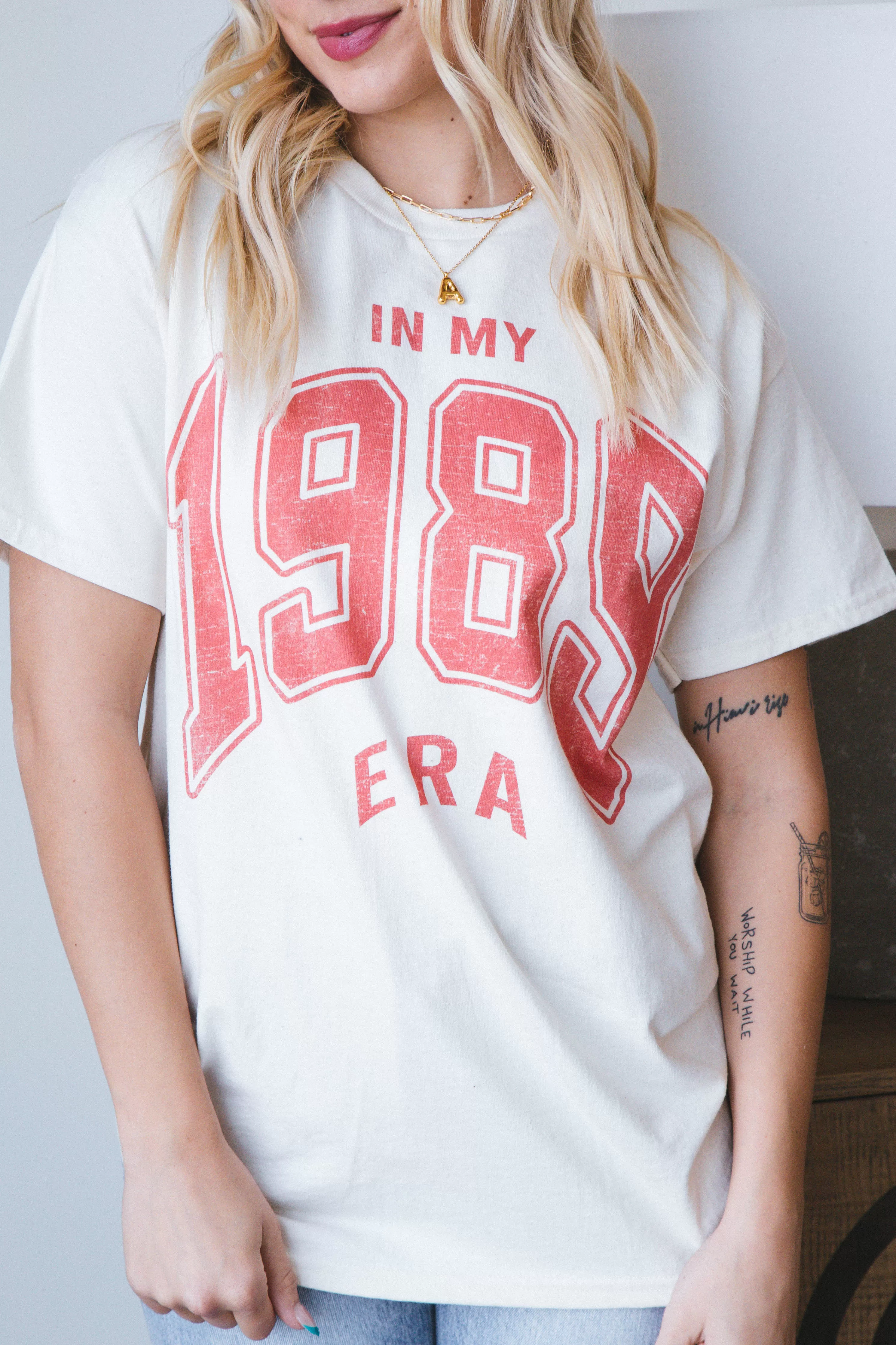 1989 Era Oversized Tee, Ivory