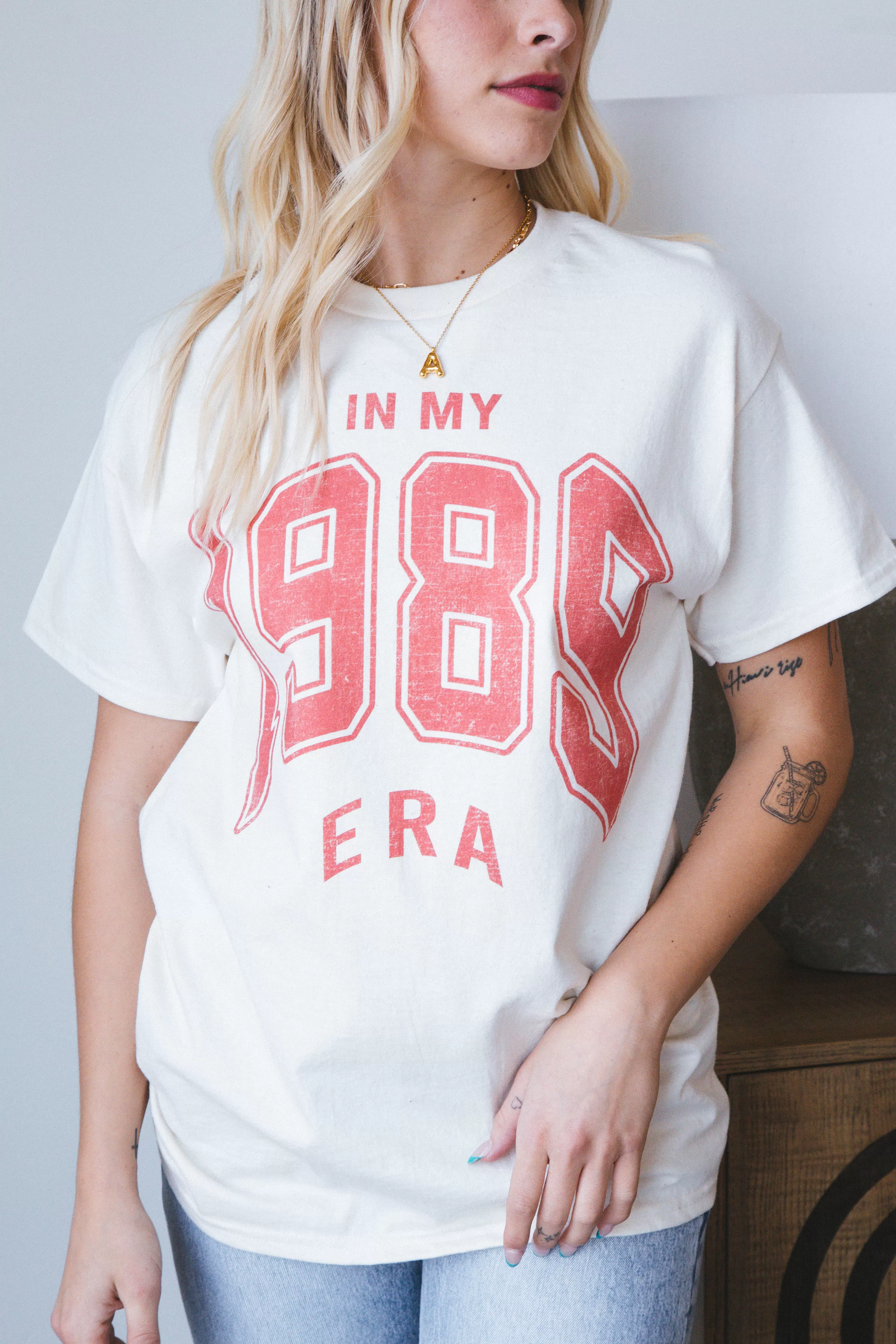 1989 Era Oversized Tee, Ivory