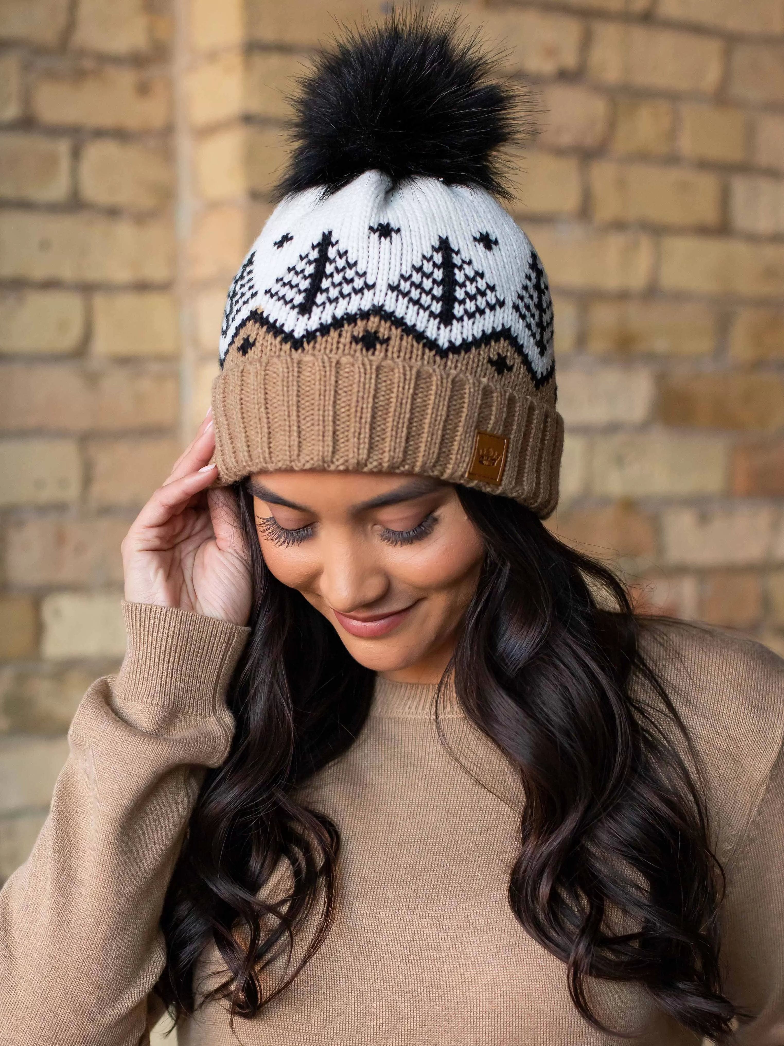 27 Fair Isle Pom Toque