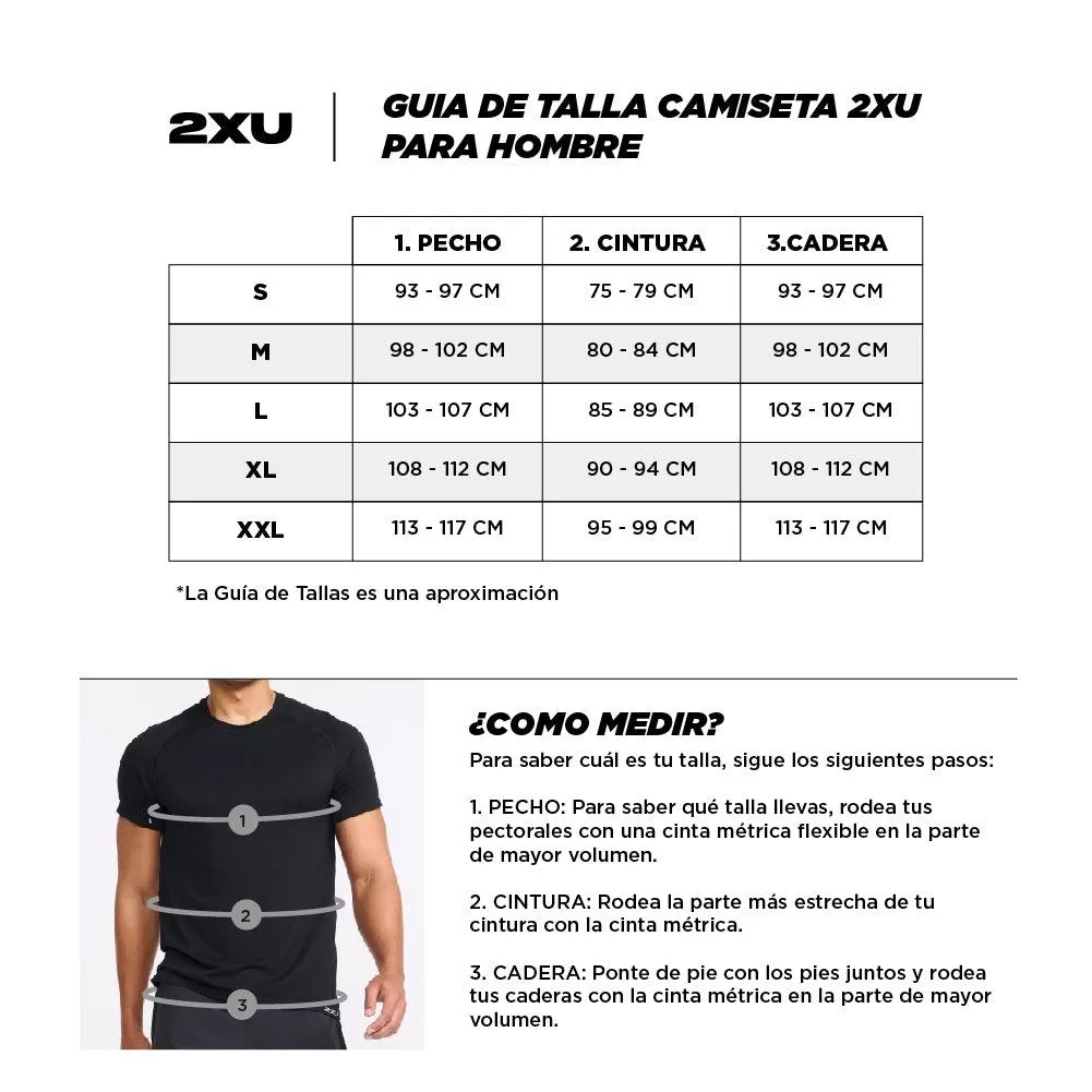 2XU Camiseta Motion Graphic Tee Hombre