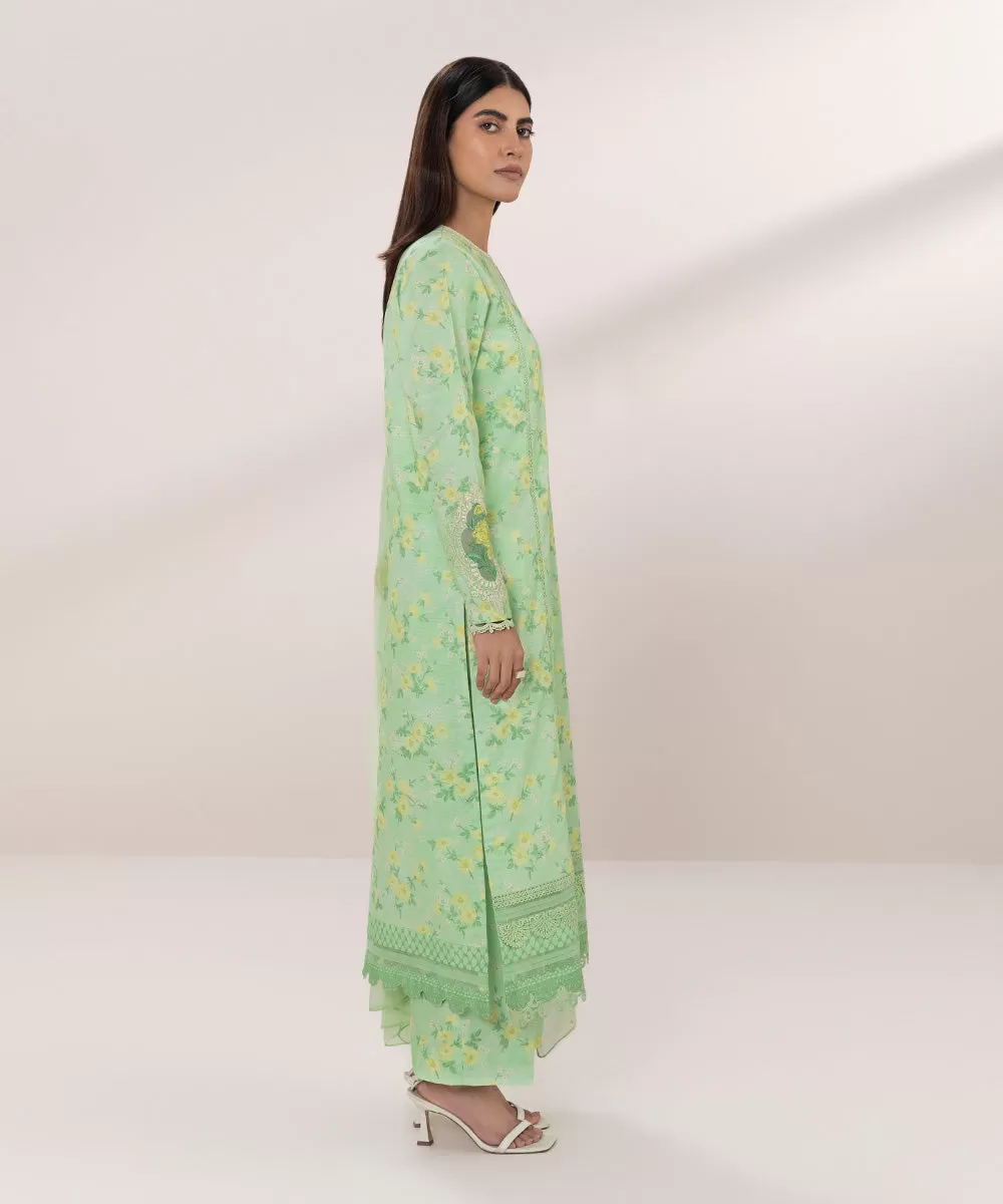 3 Piece - Embroidered Lawn Suit