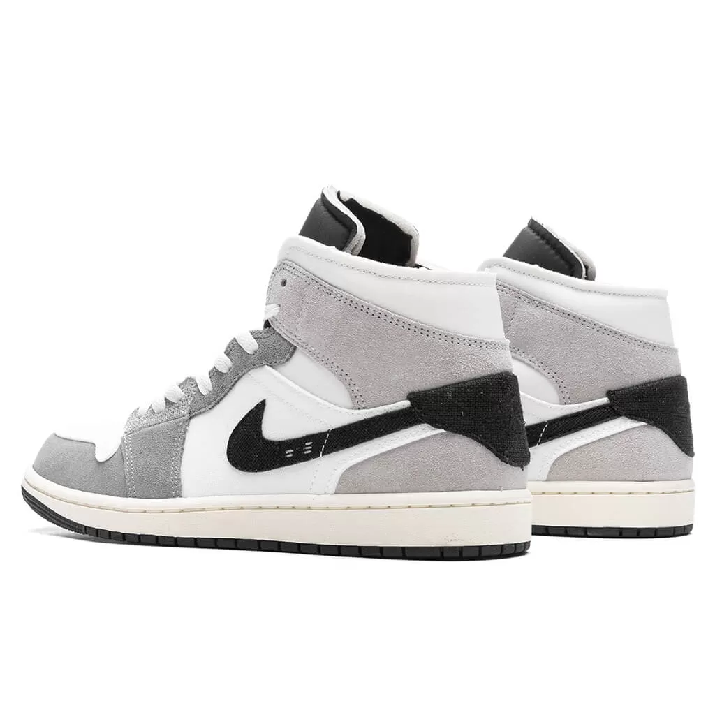 Air Jordan 1 Mid SE Craft - Cement Grey /Black/White