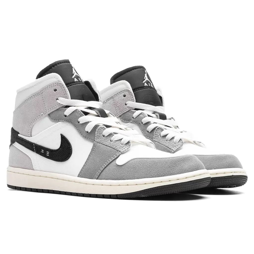 Air Jordan 1 Mid SE Craft - Cement Grey /Black/White