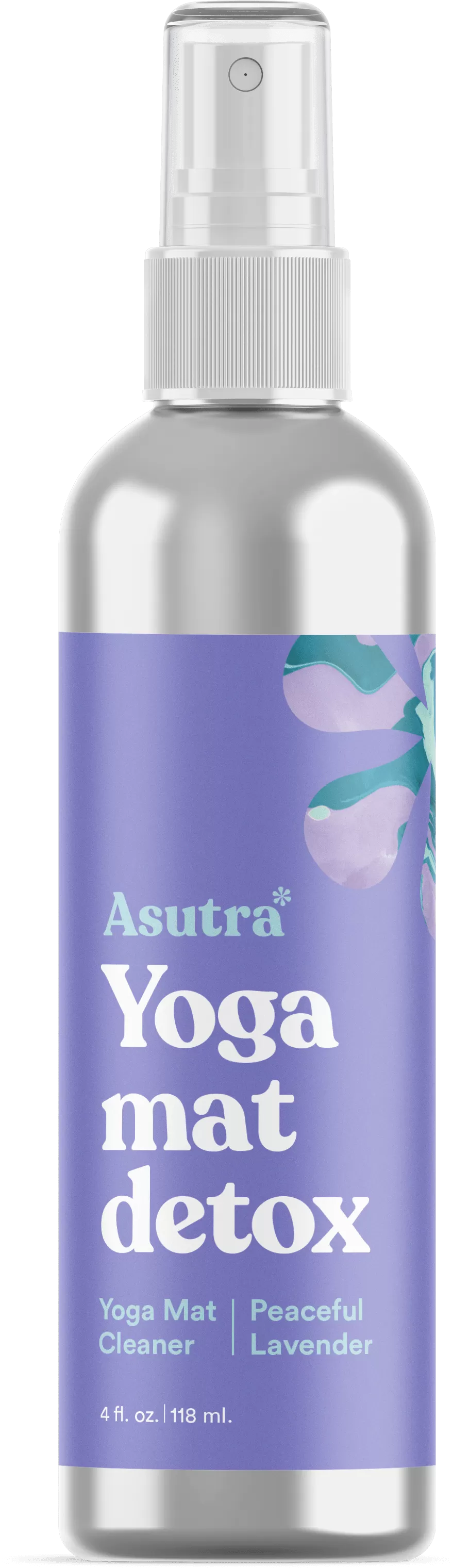 Aluminum Lavender Yoga Mat Cleaner