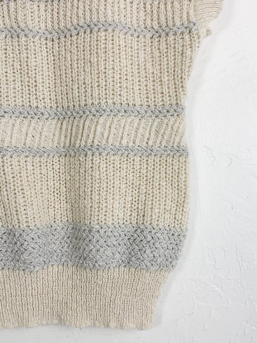 Arielle Cap Sleeve Chunky Knit Sweater