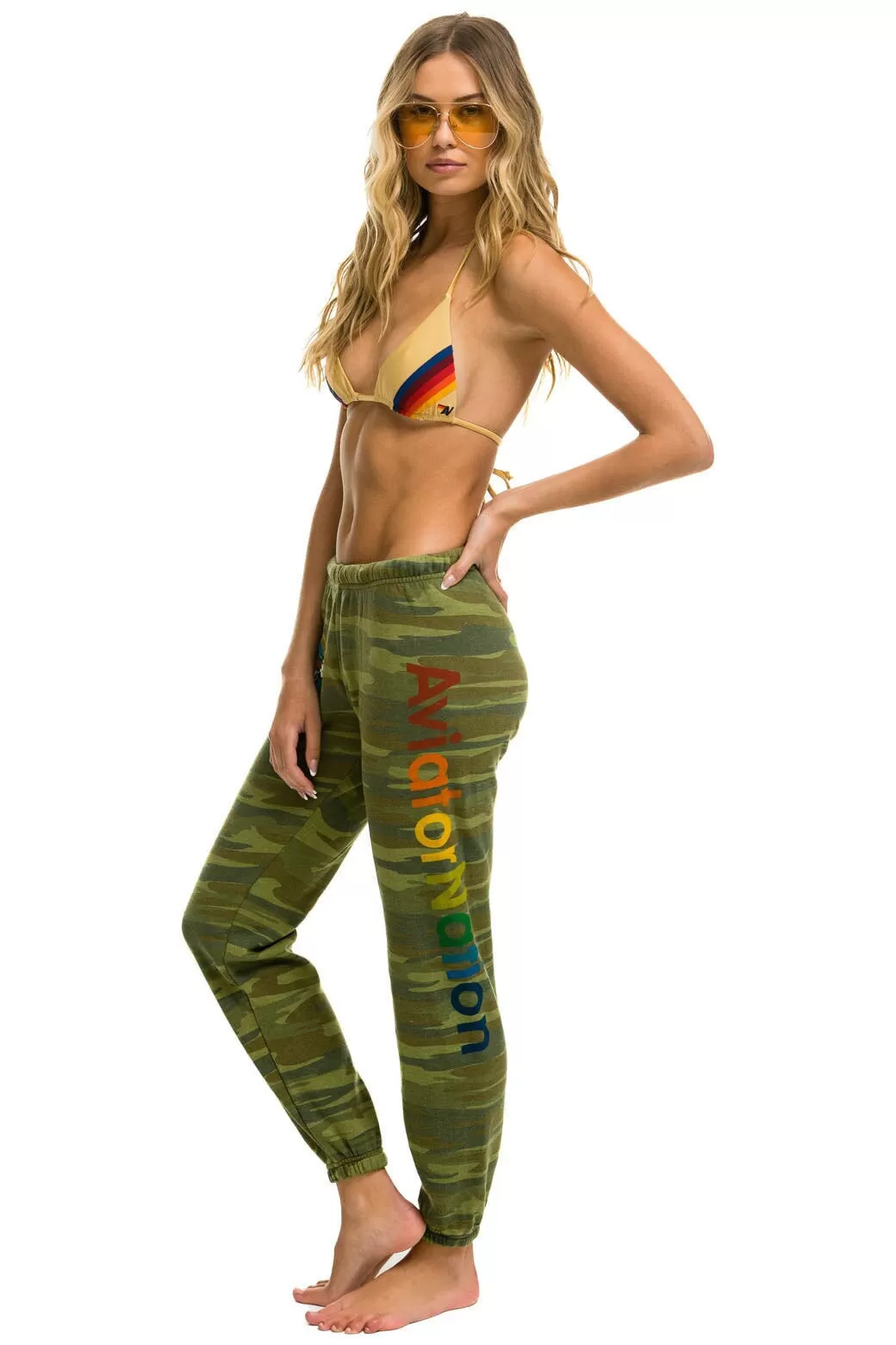 AVIATOR NATION ASPEN SWEATPANTS - CAMO