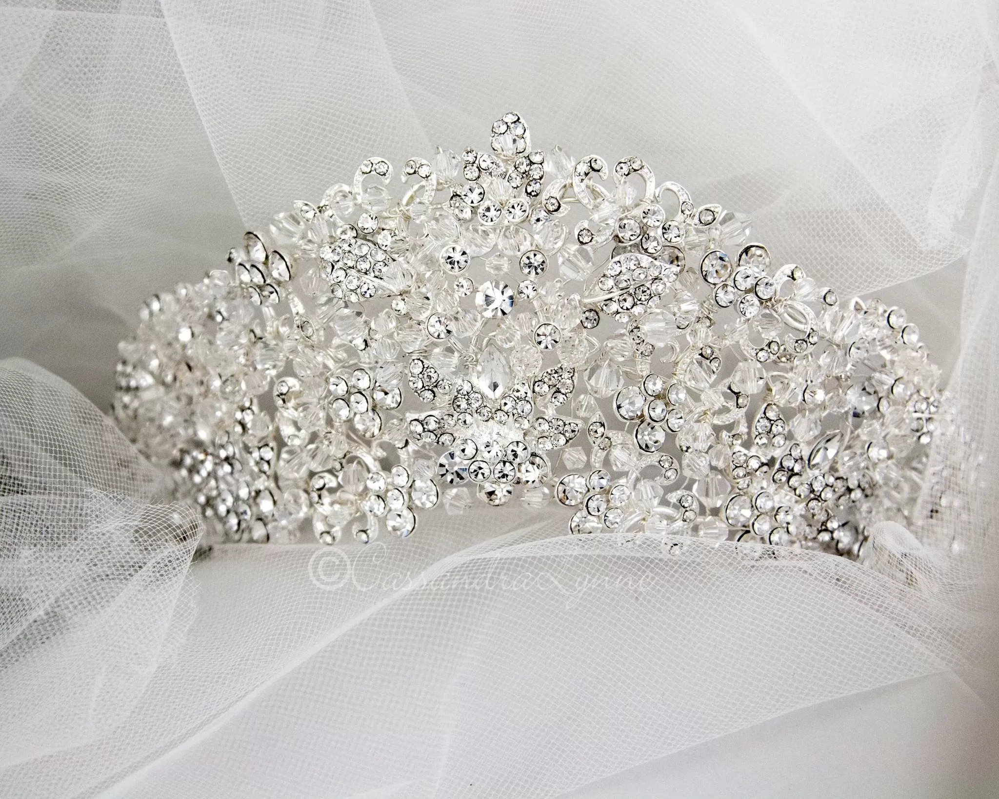 Beautiful Crystal Beaded Crown