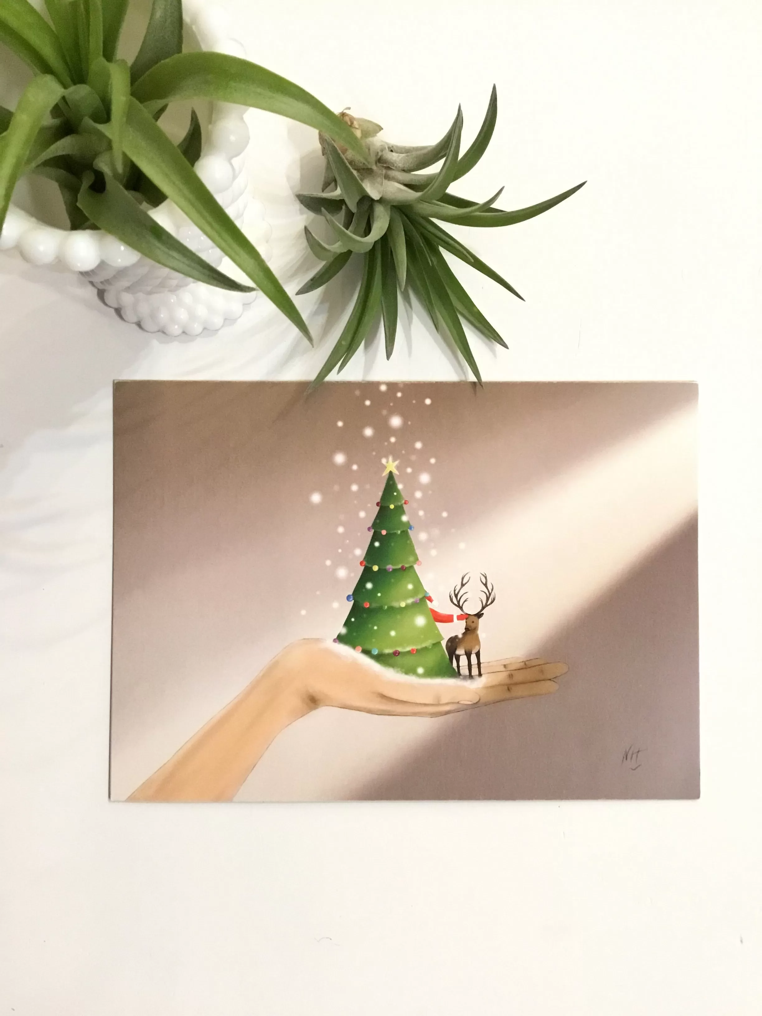 Believe in Magic X-mas Greeting Card made in PDX