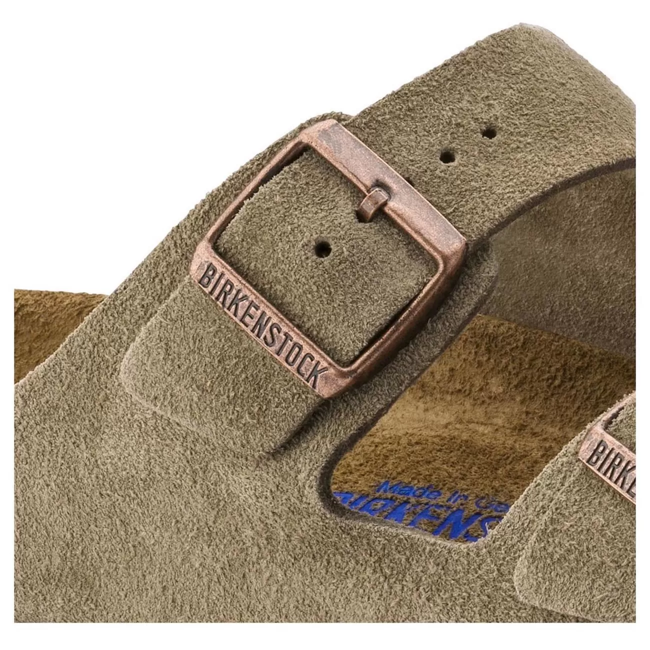 Birkenstock Classic, Arizona, Soft-Footbed, Suede Leather, Regular Fit, Taupe