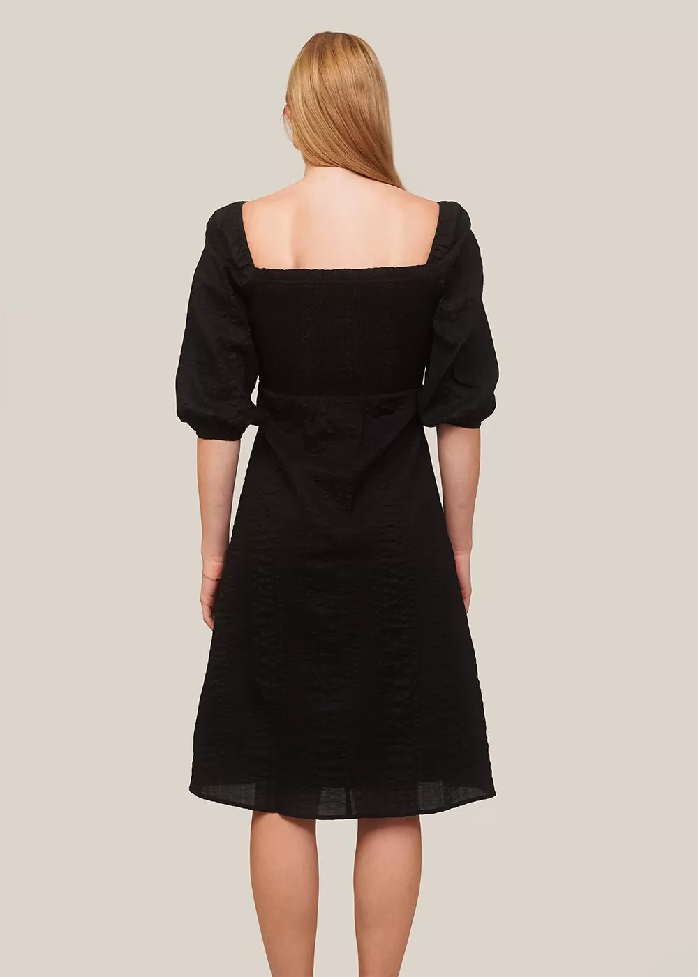 Black Jules Midi Dress