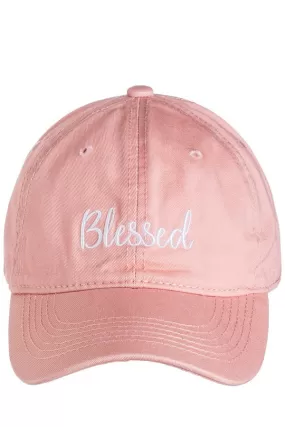 Blessed Baseball Cap in Pink