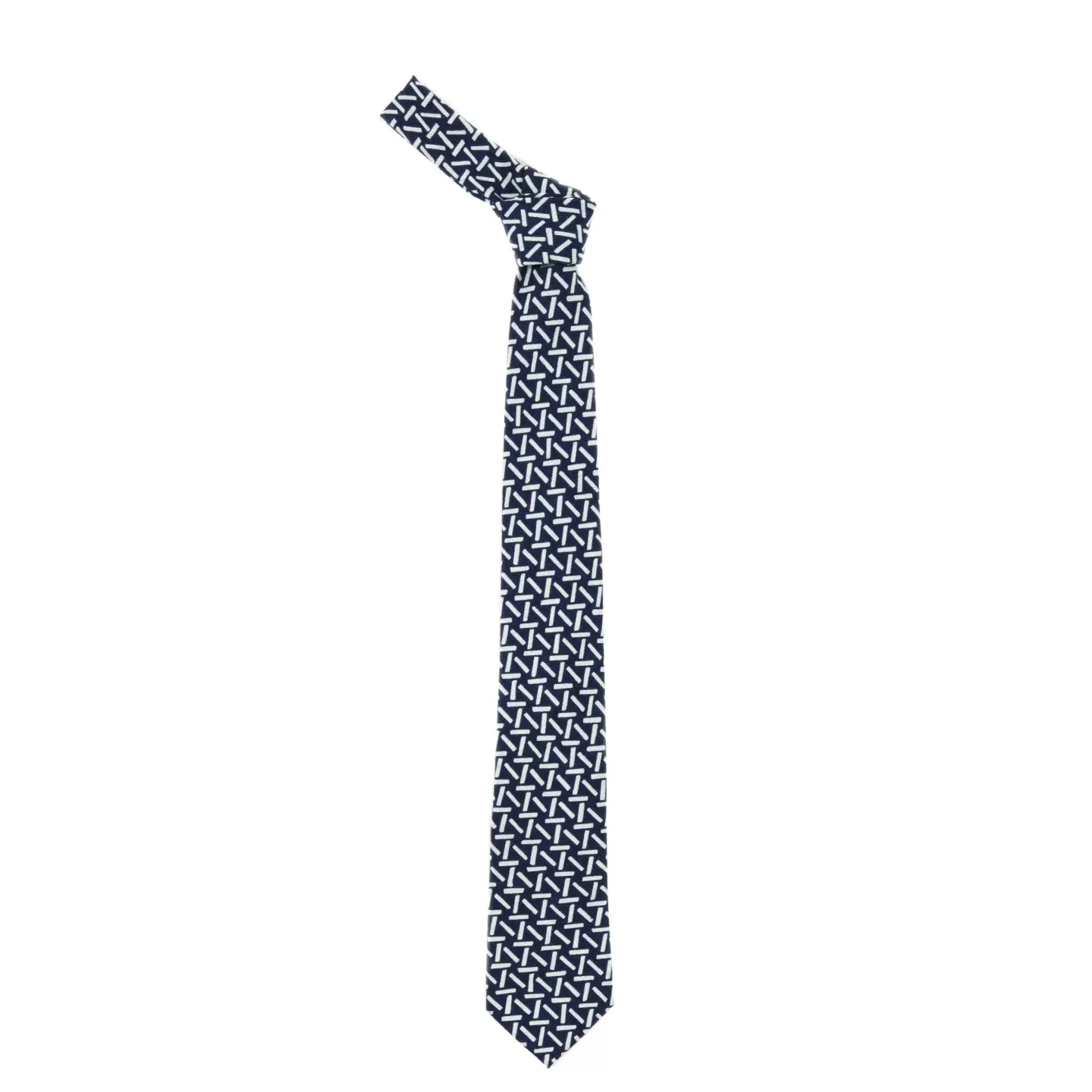 BLUE BLUE JAPAN INDIGO GAUZE 'YAMA-KOMON' BASSEN NECKTIE