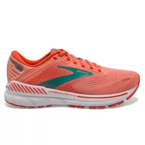 Brooks Adrenaline GTS 22 Womens | Coral/latigo Bay/white