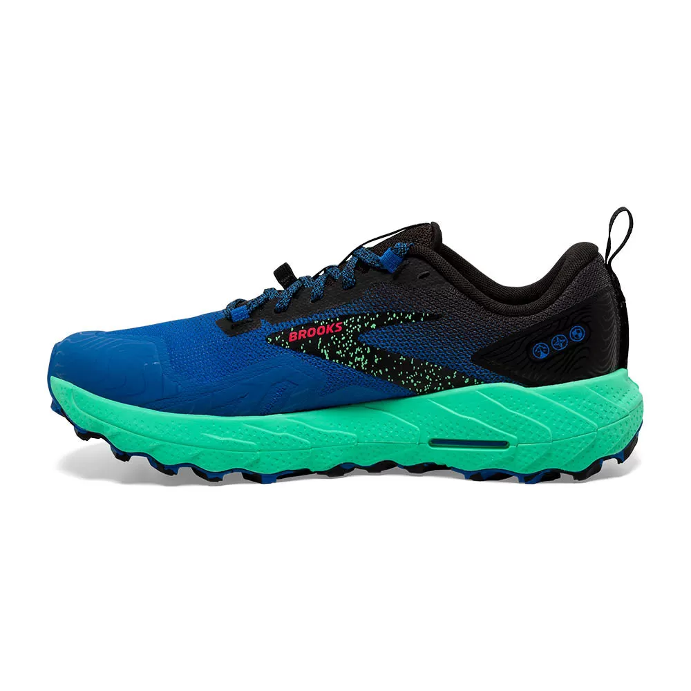 Brooks Cascadia 17 (Mens) - Victoria Blue/Black/Spring Bud