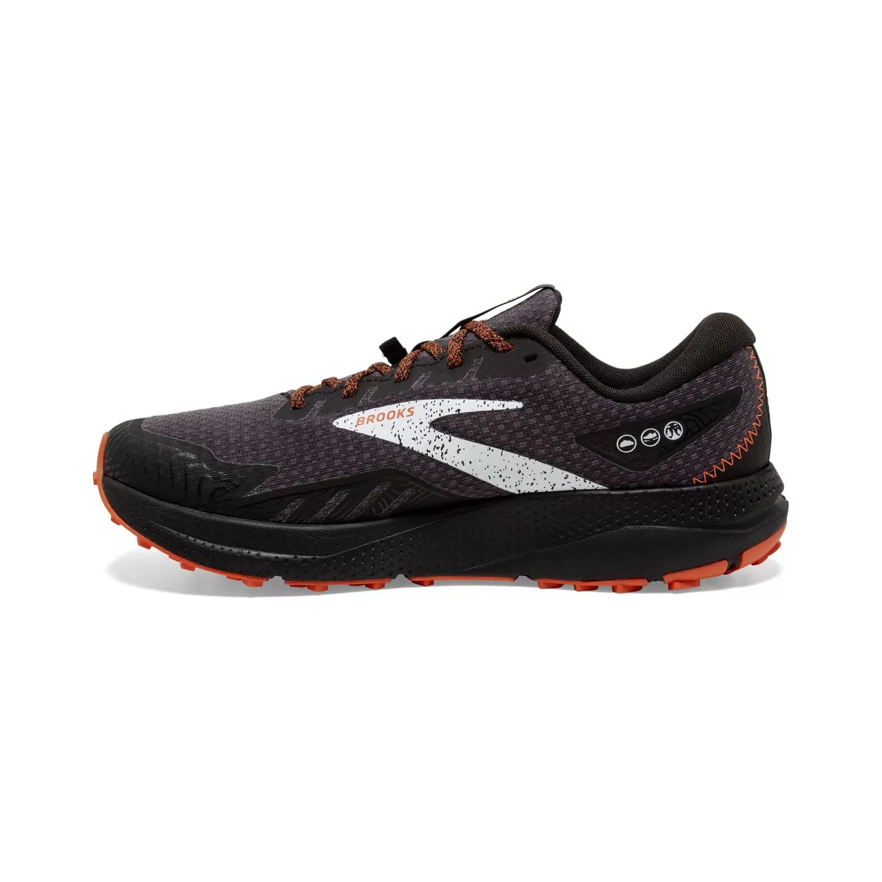 Brooks Divide 4 Goretex (Mens) -Black/Firecracker/Blue