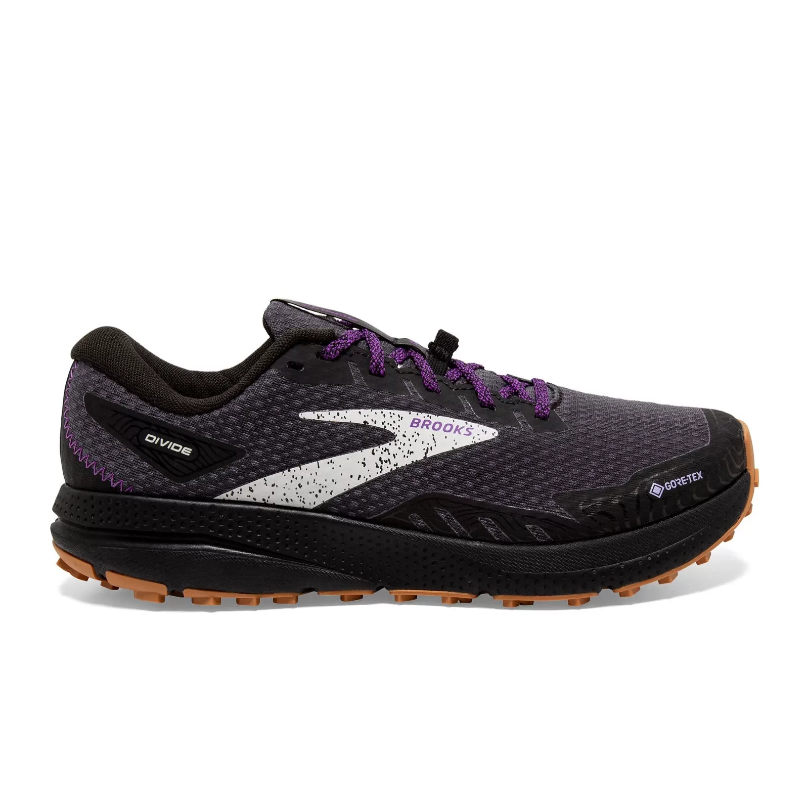 Brooks Divide 4 GTX (Women) - Black/Blackened Pearl/Purple