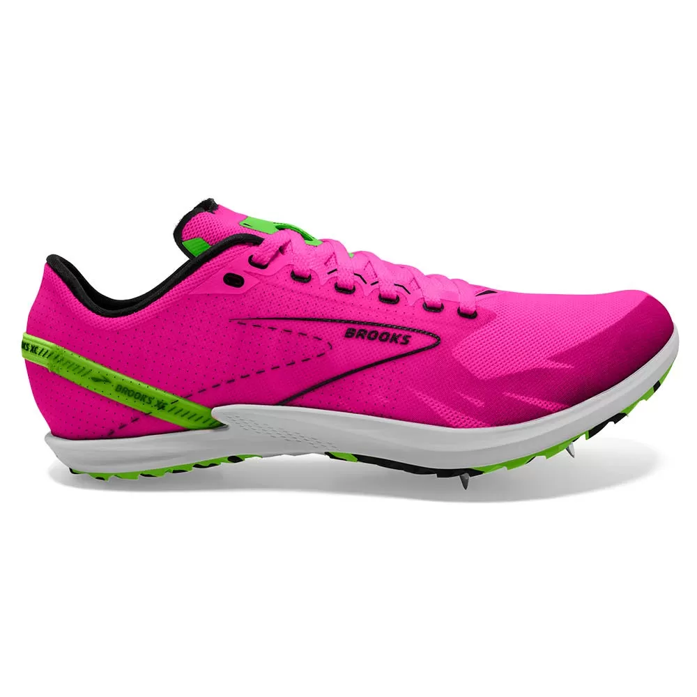 Brooks Draft XC (Unisex) - Pink Glo/Green/Black