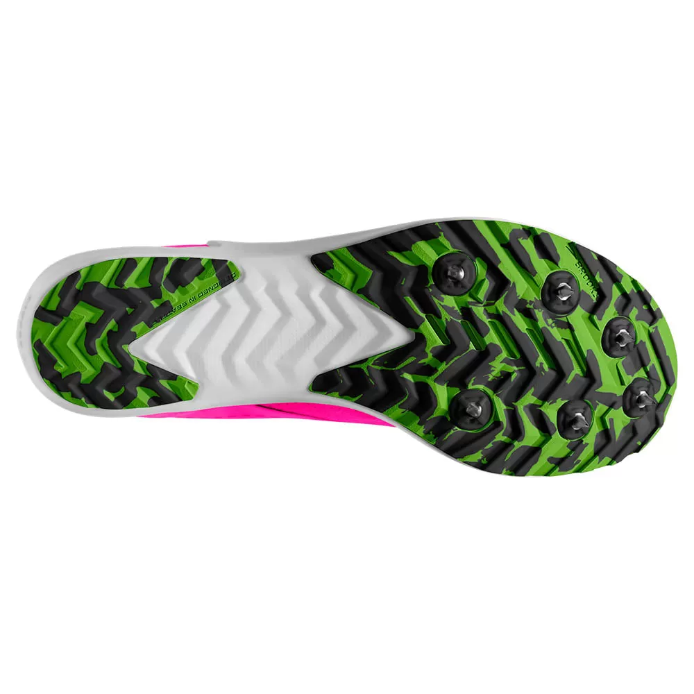 Brooks Draft XC (Unisex) - Pink Glo/Green/Black