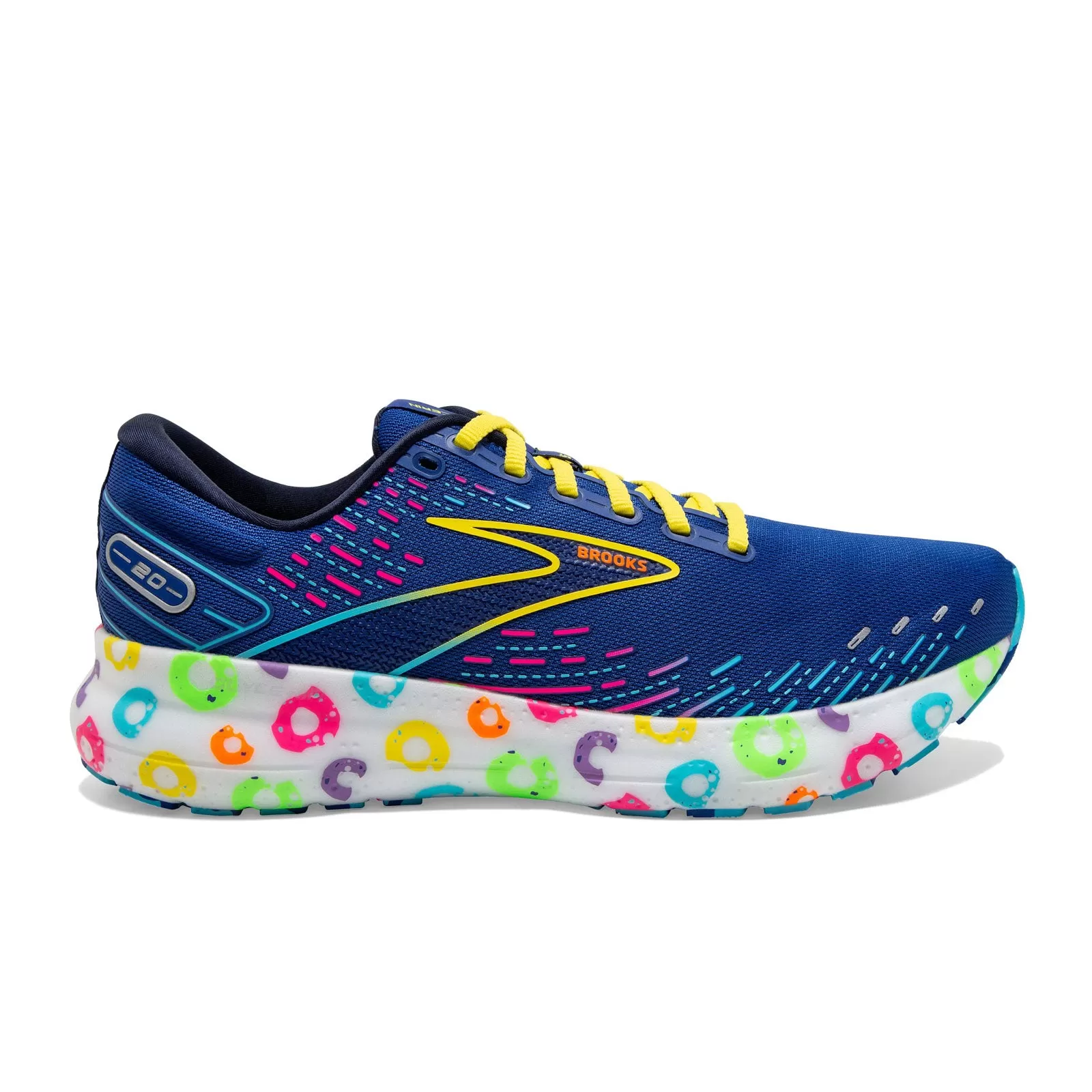 Brooks Glycerin 20 (Men) - Blue/Peacoat/Yellow