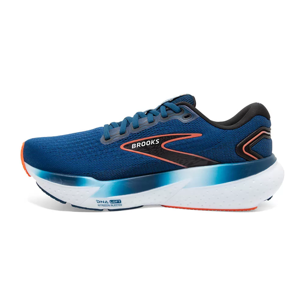 Brooks Glycerin 21  (Mens) - Blue Opal/Black/Nasturtium