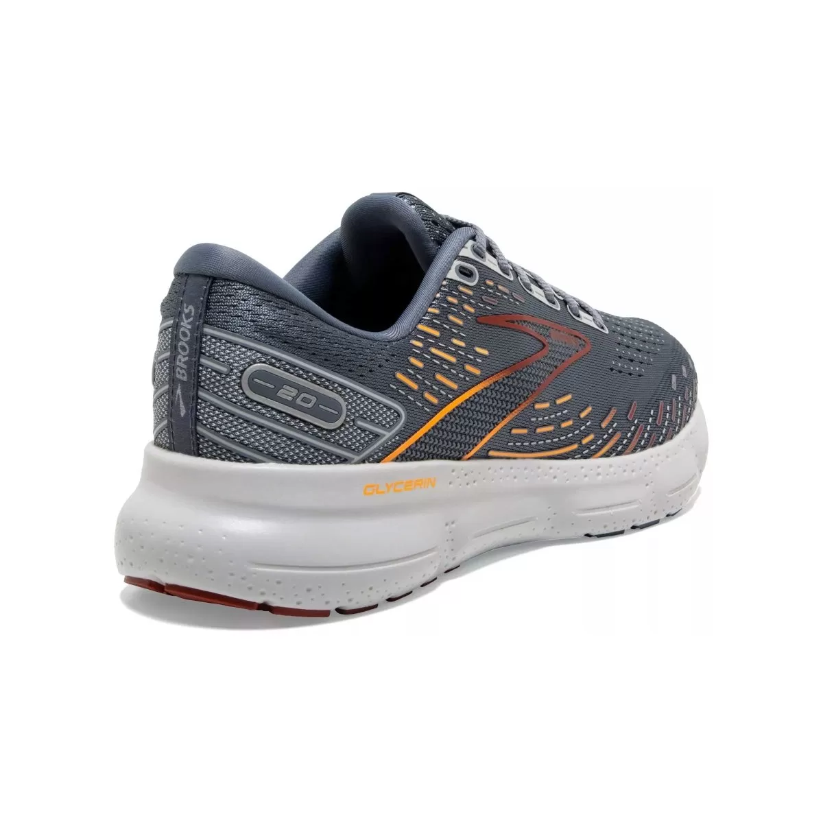 Brooks Men's Glycerin 20 Grey/Orange