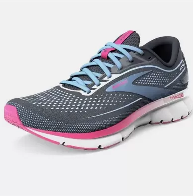 Brooks Trace 2 women's running shoe 1203751B082 ebony-lilac pink