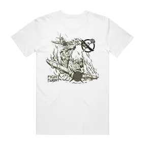 BUILT TO WIN PREM TEE WHITE