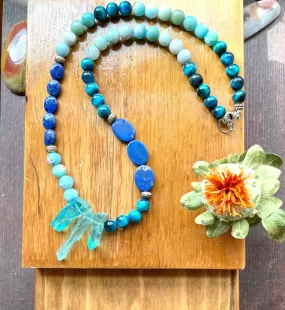 Butterfly Blue necklace