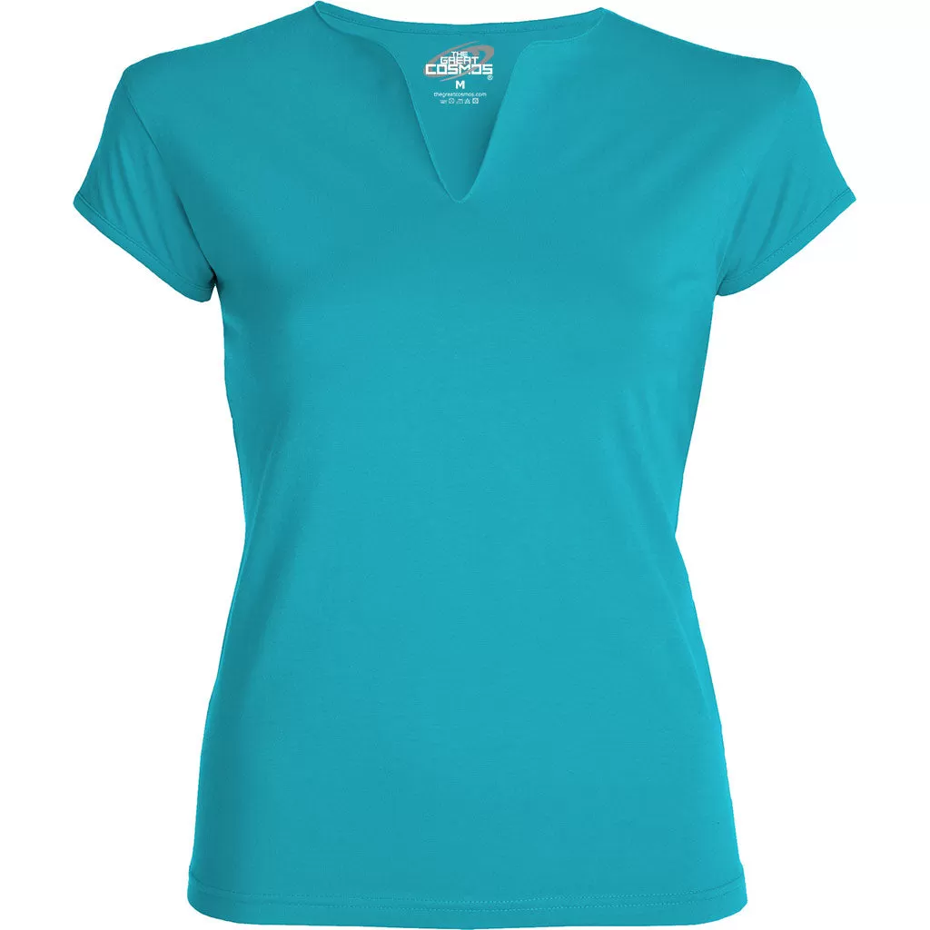 Camiseta cuello pico mujer Belice