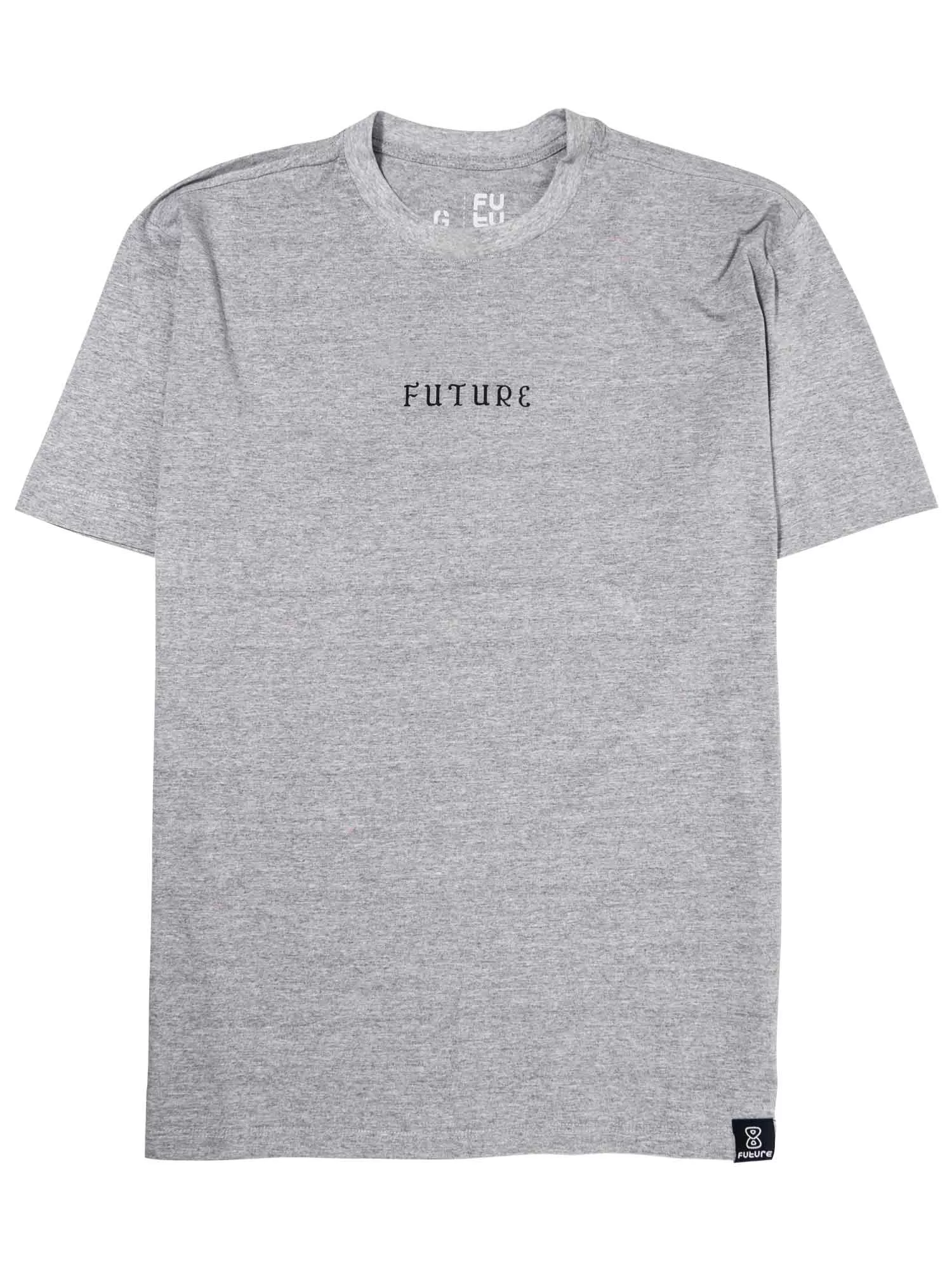 Camiseta Future Time Vs Life Cinza Mescla