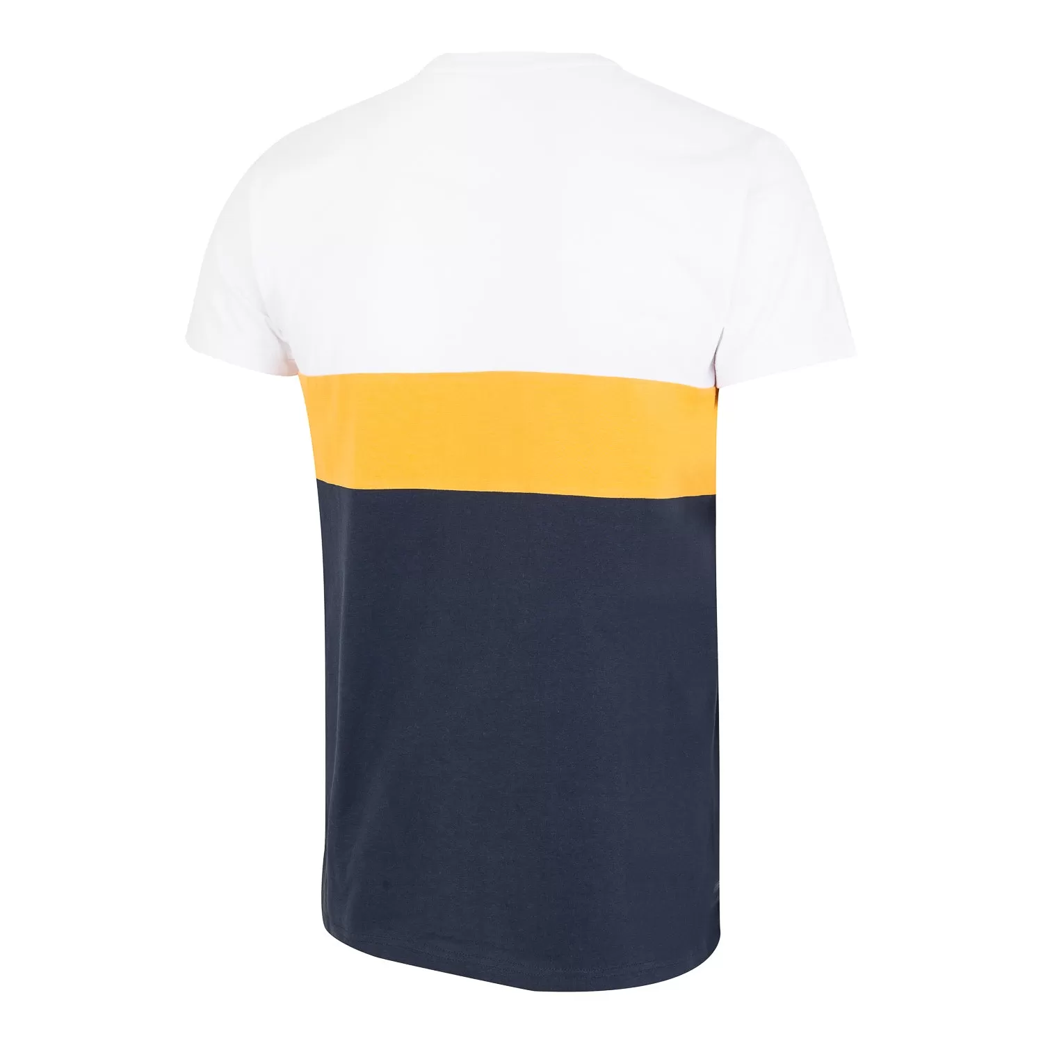 Camiseta Hombre Tricolor Bernabéu Azul Marino Blanca