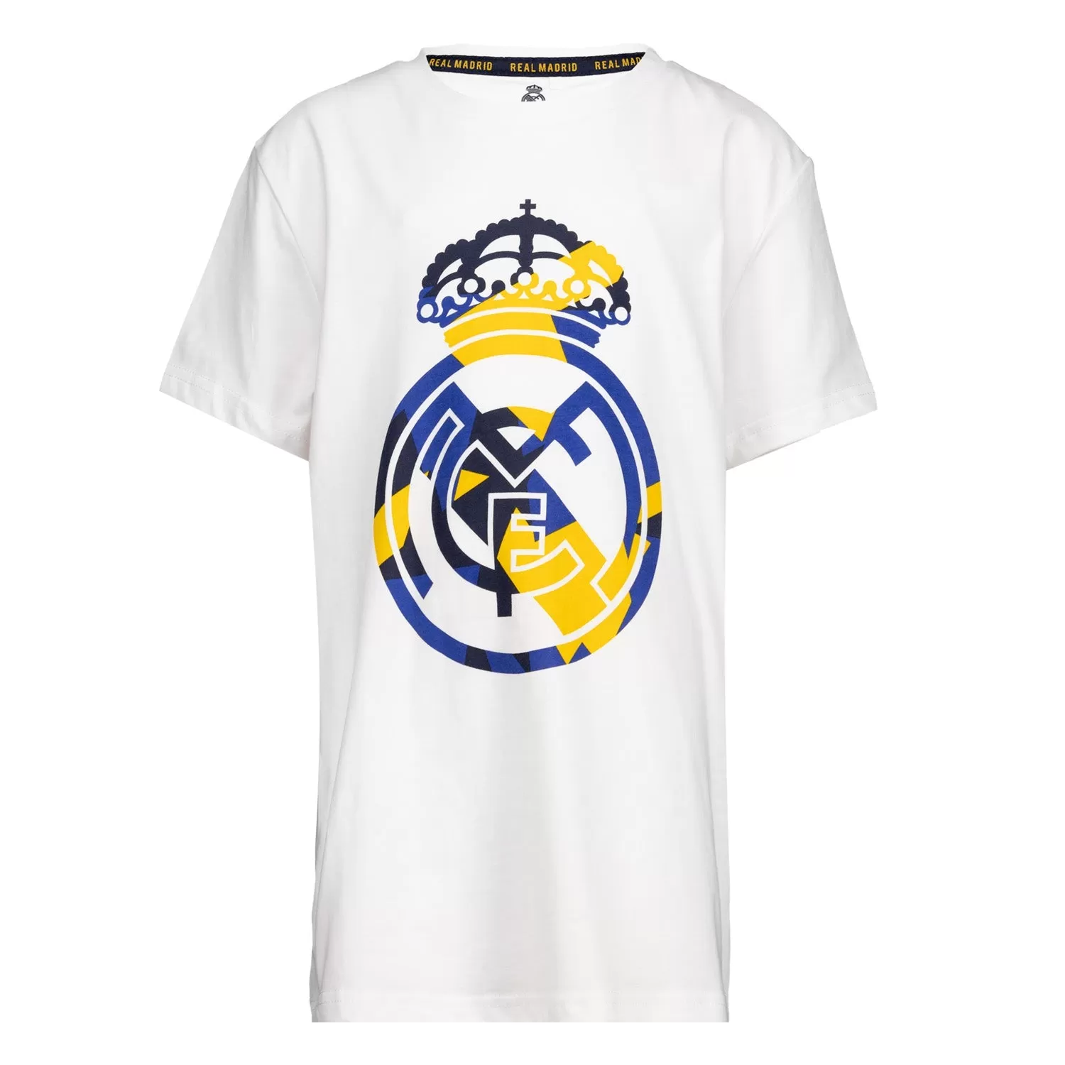 Camiseta Niños Kids on Tour Real Madrid Estampada Blanca