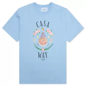 Casa Way T-Shirt - Pale Blue