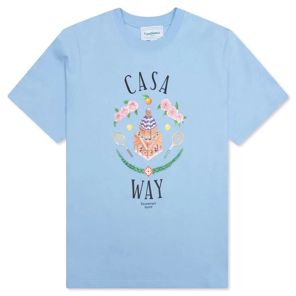 Casa Way T-Shirt - Pale Blue