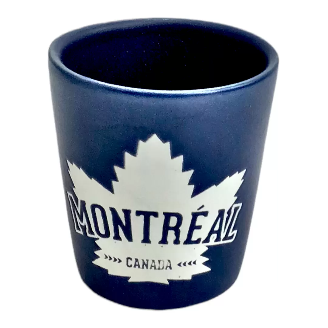 Ceramic Maple Leaf Shot glass.