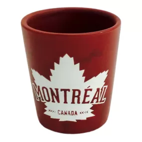 Ceramic Maple Leaf Shot glass.