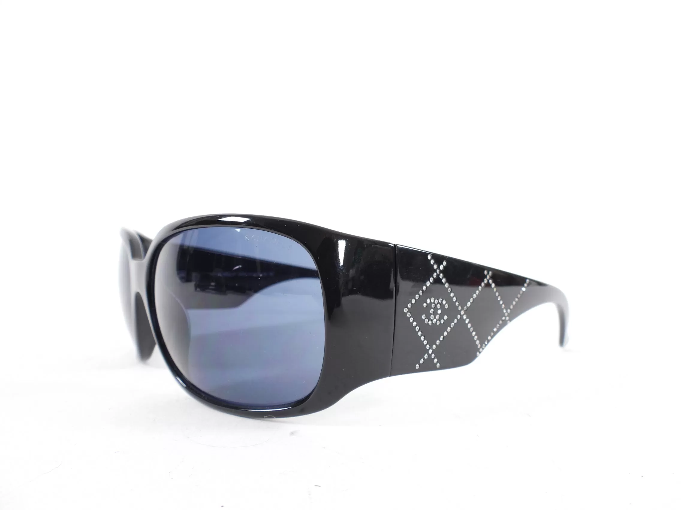 Chanel Black 5080 Crystal CC Sunglasses