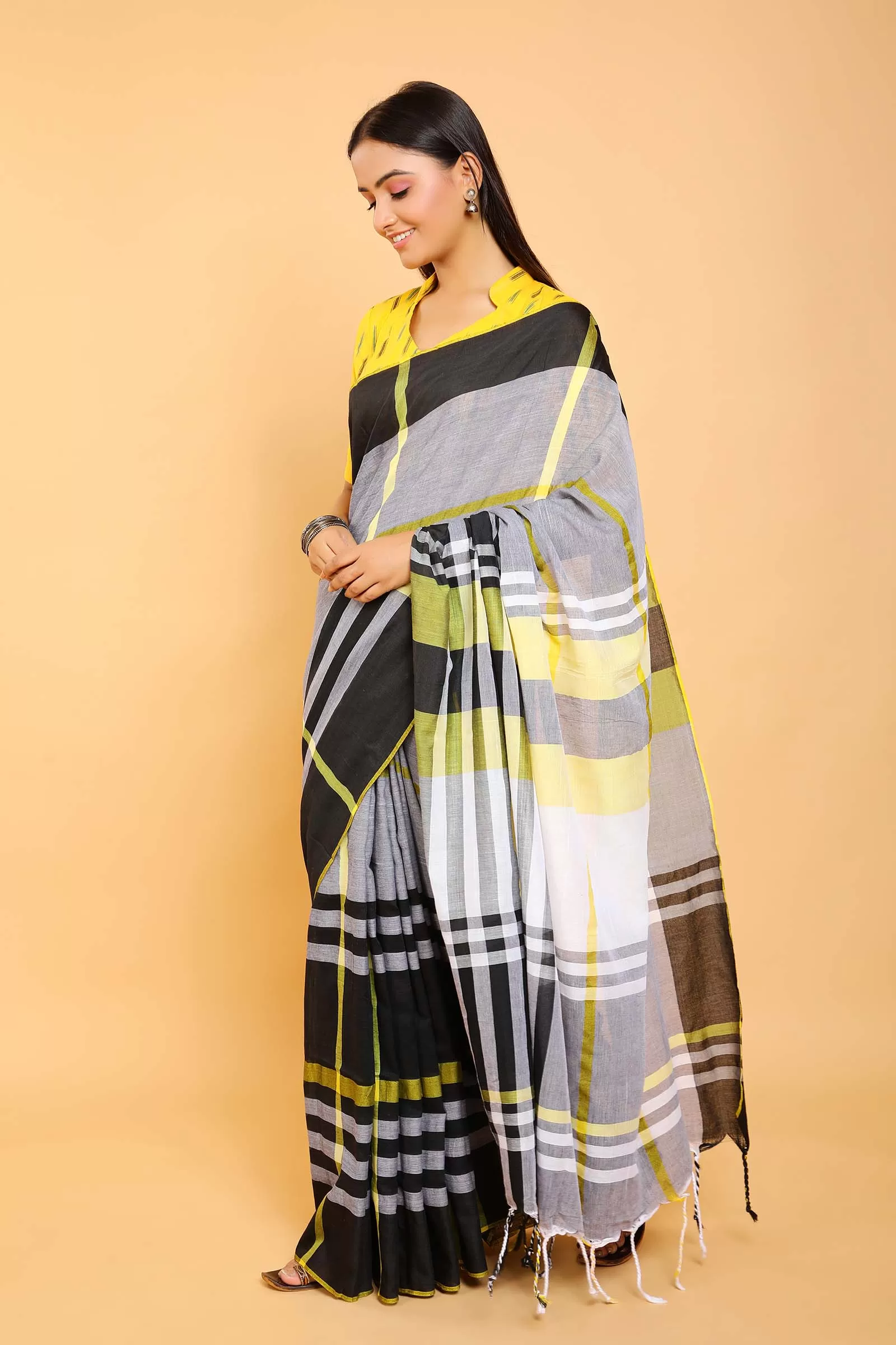 Chaya Cotton Loom Woven Saree