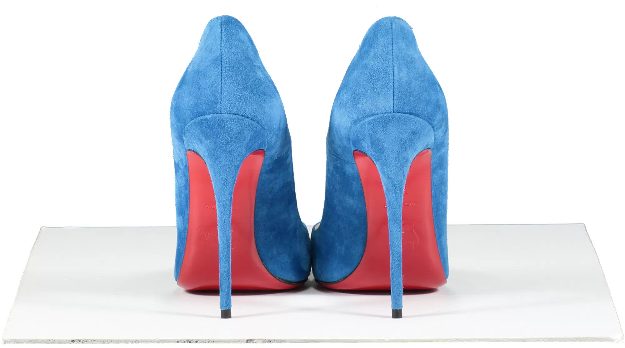 Christian Louboutin Blue Suede So Kate Court Shoes Heel 12cm UK 4.5 EU 37.5 👠