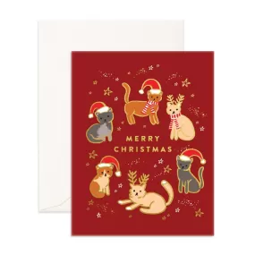  Christmas Cats  Card