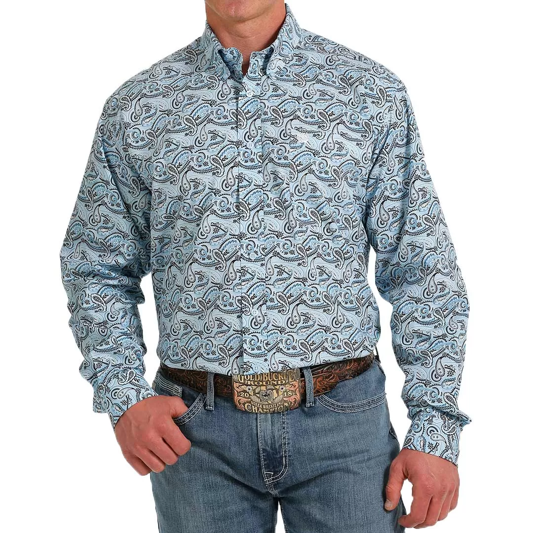 Cinch Men's Paisley Button-Down Shirt