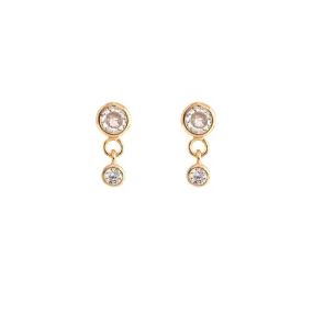 Crystal Swing Stud Earrings