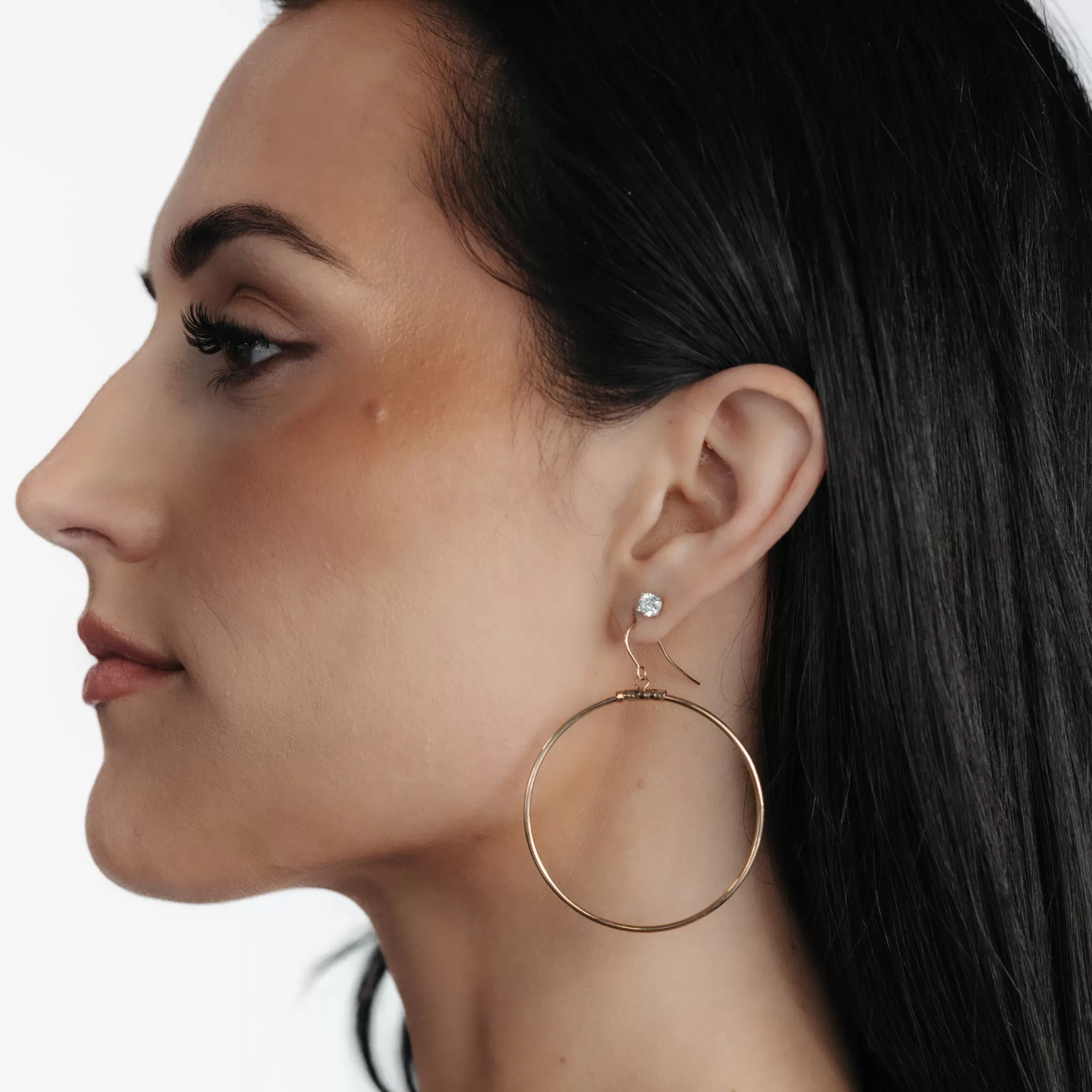 Dangling Circle Earrings