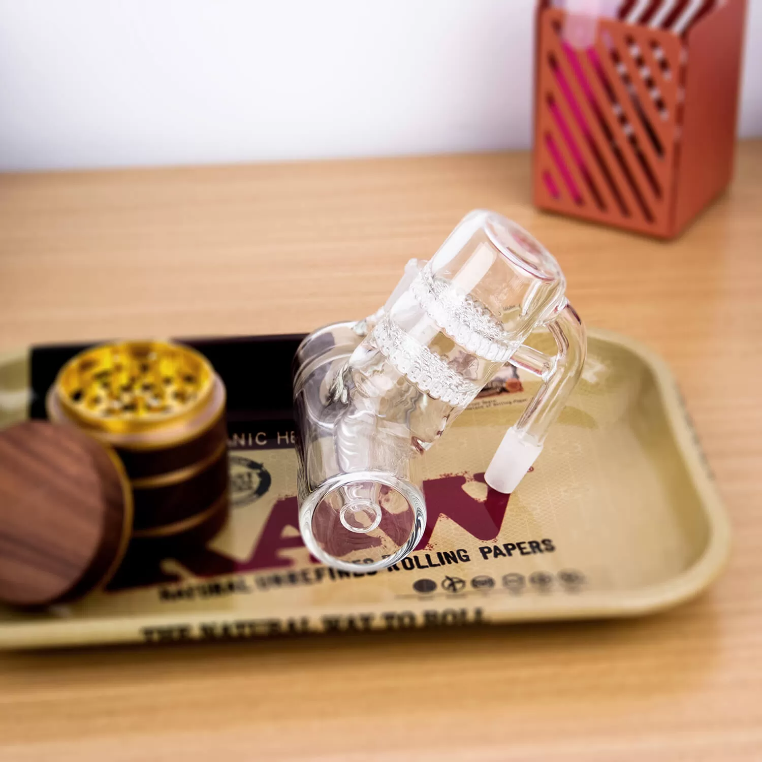 Double Honeycomb Inline Perc Ash Catcher