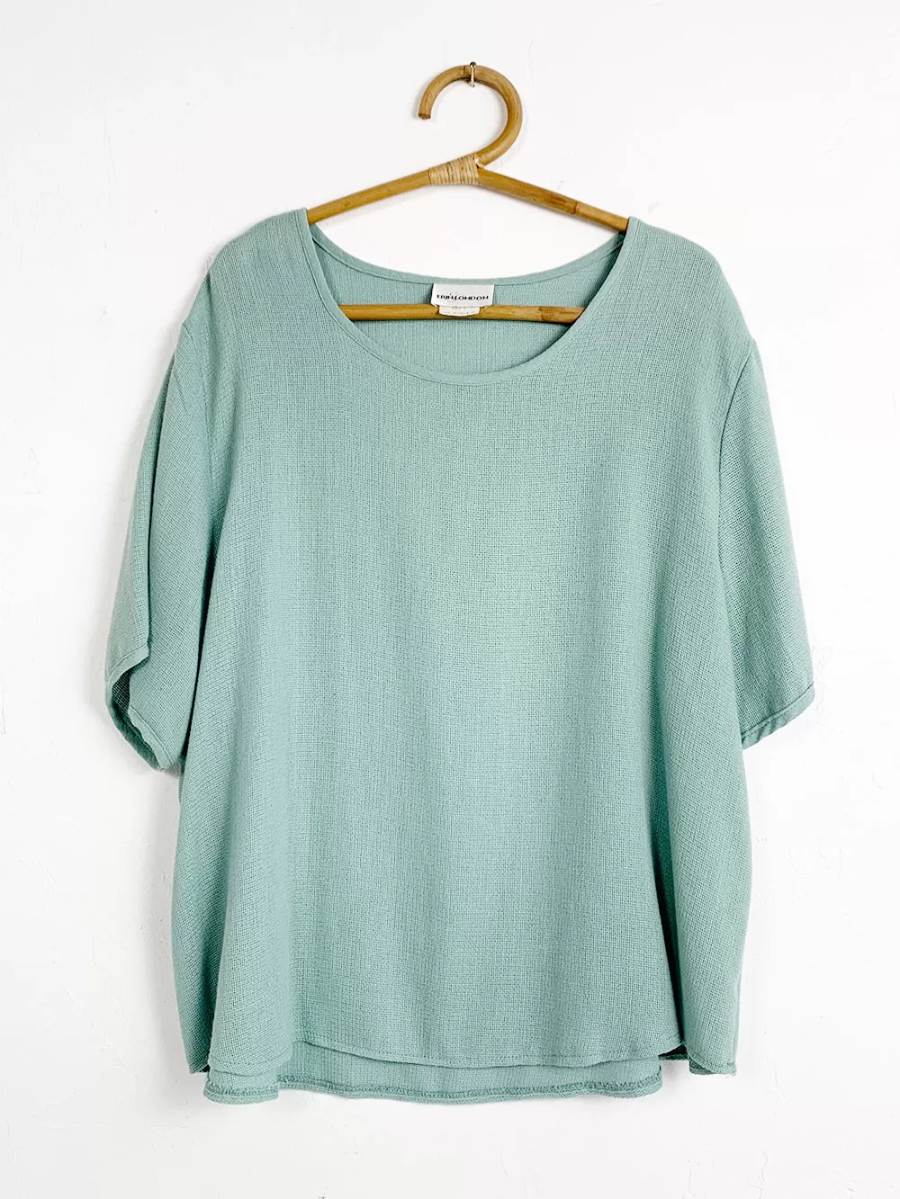 EL Aqua Rayon Blend Knit Top