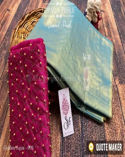 Elegant Uppada Tissue Silk Cotton Saree