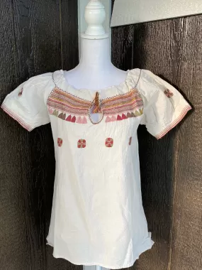 Embroidered top